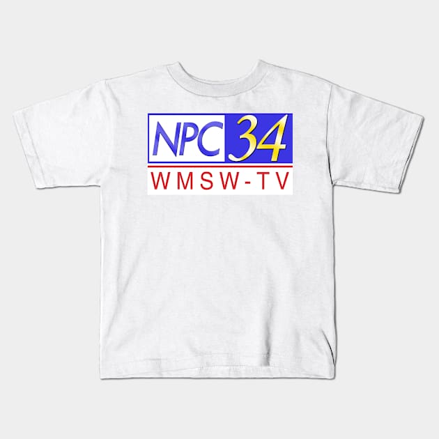 THE MARI​Ø​NETTE (WMSW-TV) Kids T-Shirt by npcmusic